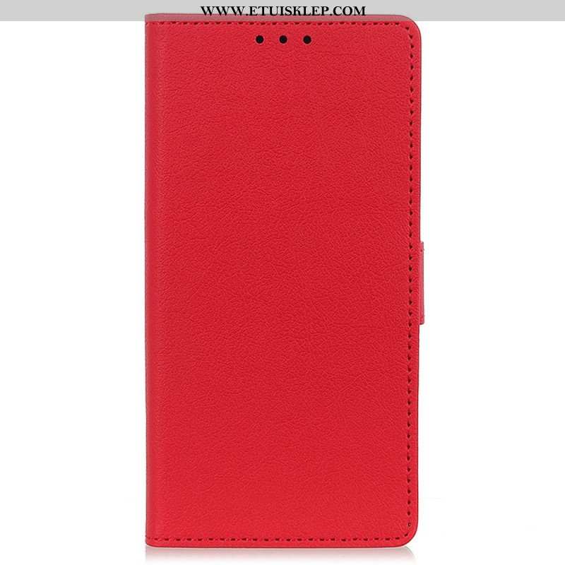 Etui Folio do Honor 50 Lite Prosty Efekt Błyszczącej Skóry